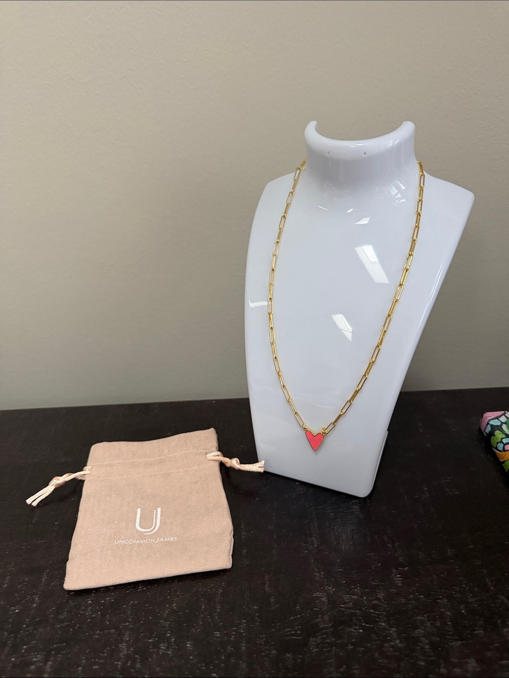 Uncommon James “Enamel Heart” Necklace